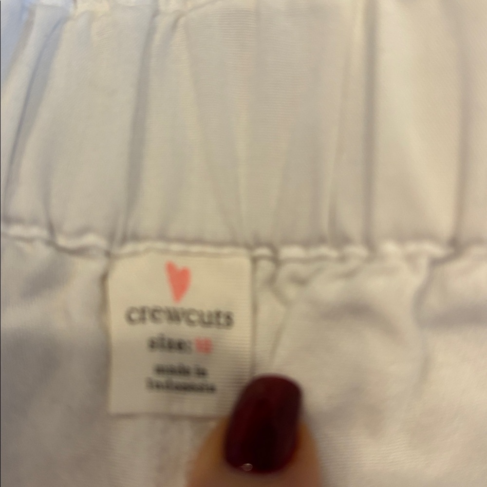 Crewcuts white Ruffle Shorts - Picture 2 of 3